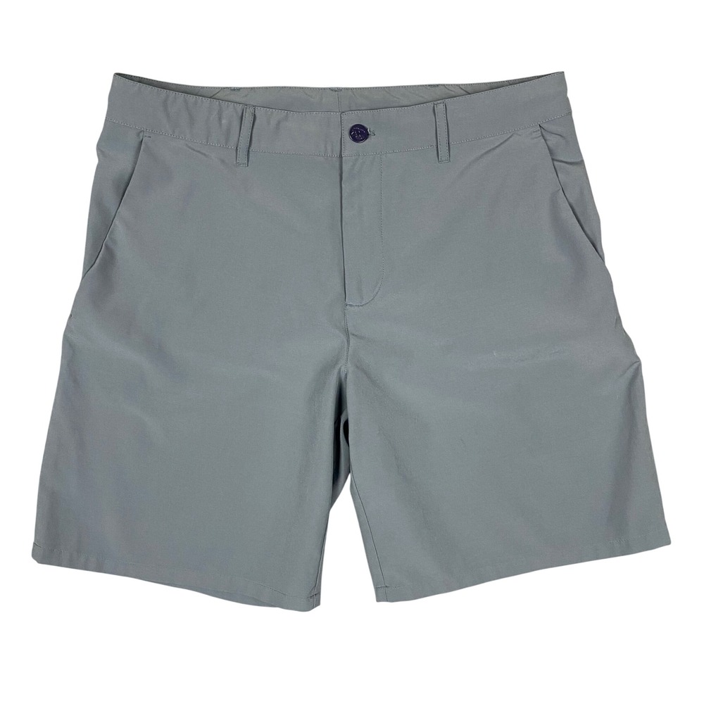 The Normal Brand Active Hybrid Stretch Performance Shorts Mens 34 Blue Gray